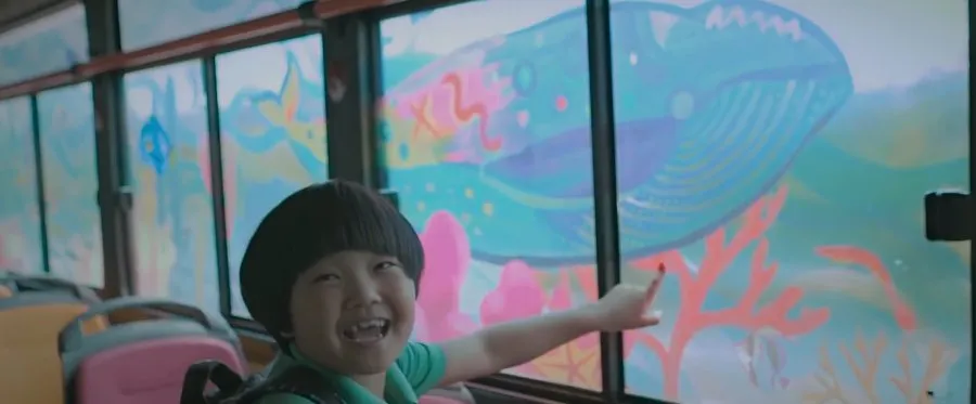 Фонове зображення Літо, автобус