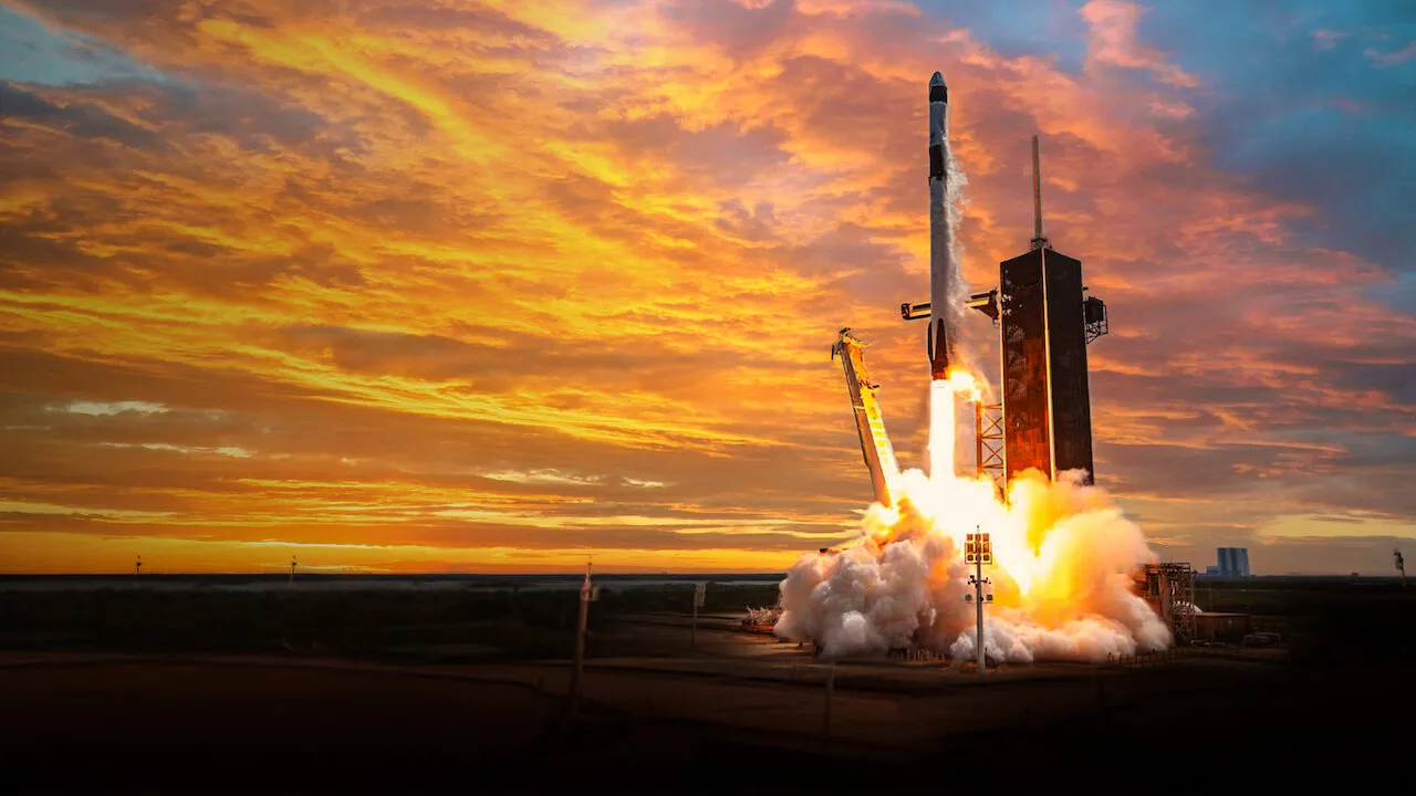 Фонове зображення Зворотний відлік: Космічна місія Inspiration4